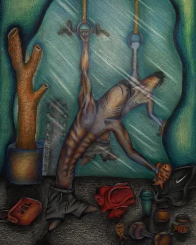 The shark Painting